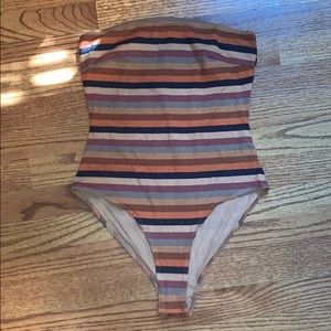 Striped Body suit